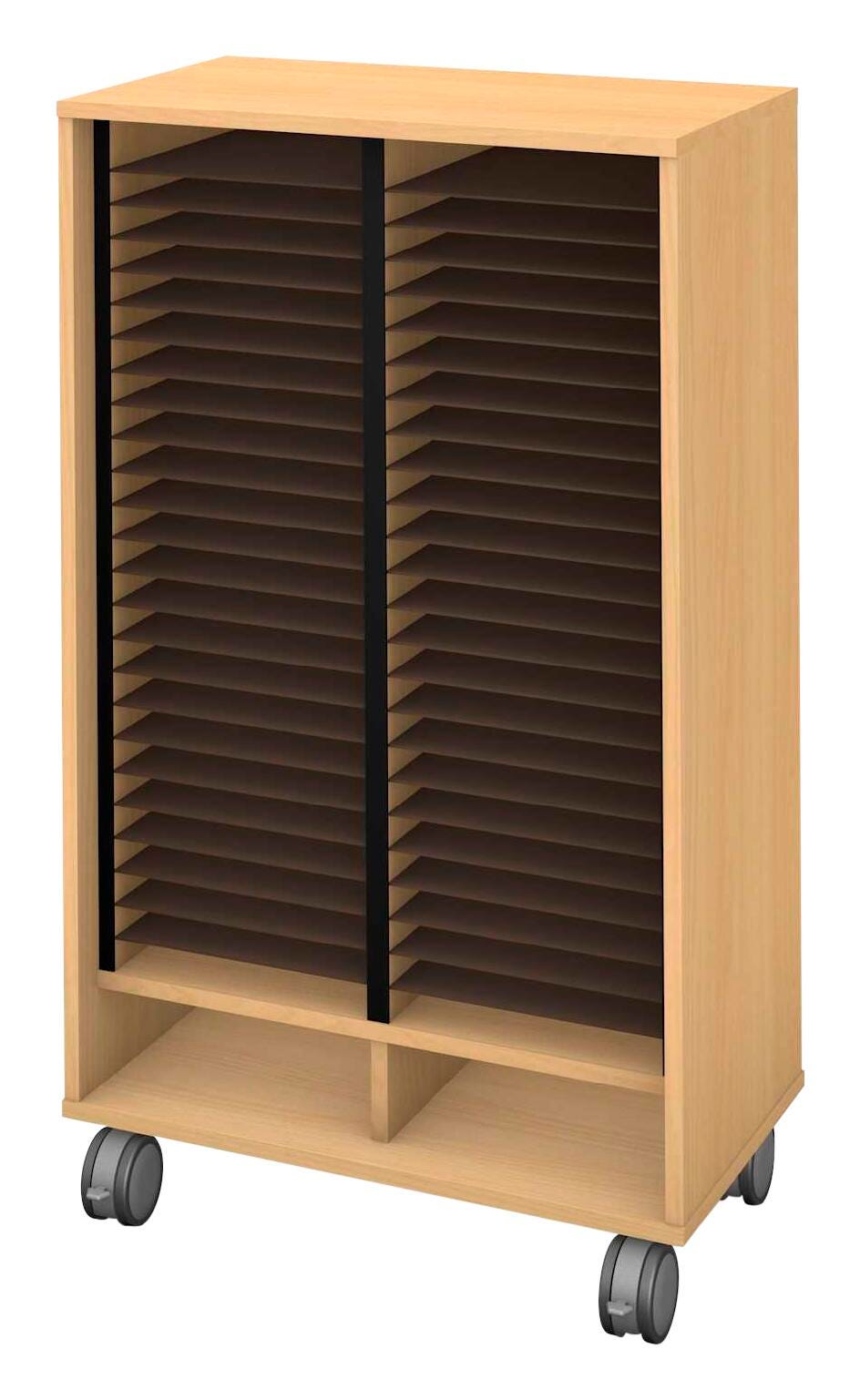 Fleetwood Harmony Choral Folio Storage, 42 x 18 x 50 Inches 4000785